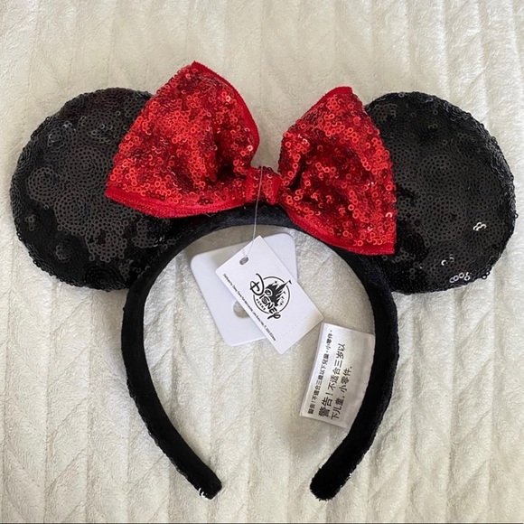 NWT Minnie Mouse Sequin Disney Ears Headband - Picture 3 of 6